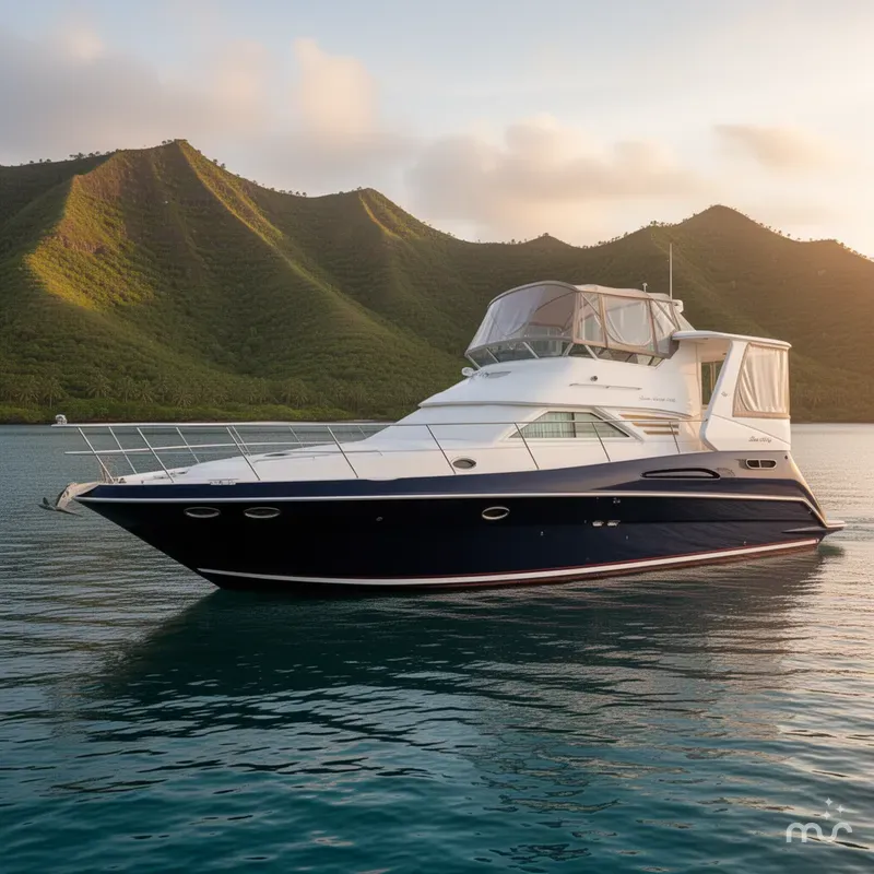 Slide: The Image of Sea Ray 420 Aft Cabin 1997 - 2
