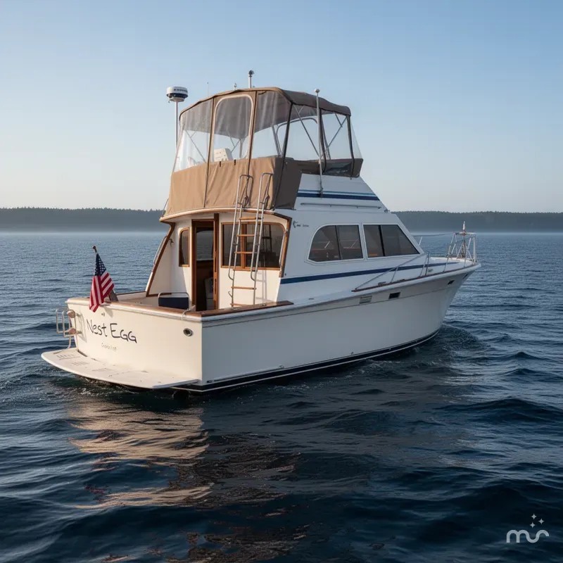 The Image of Egg Harbor Convertible 37 1987 - 0