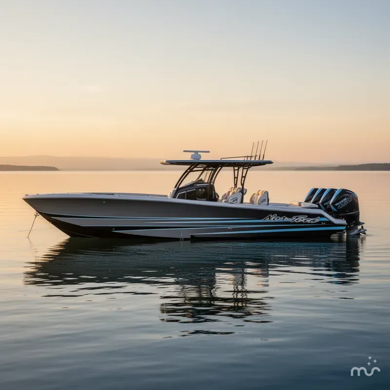 Slide: The Image of Nor-Tech 390 Sport Center Console 2023 - 2