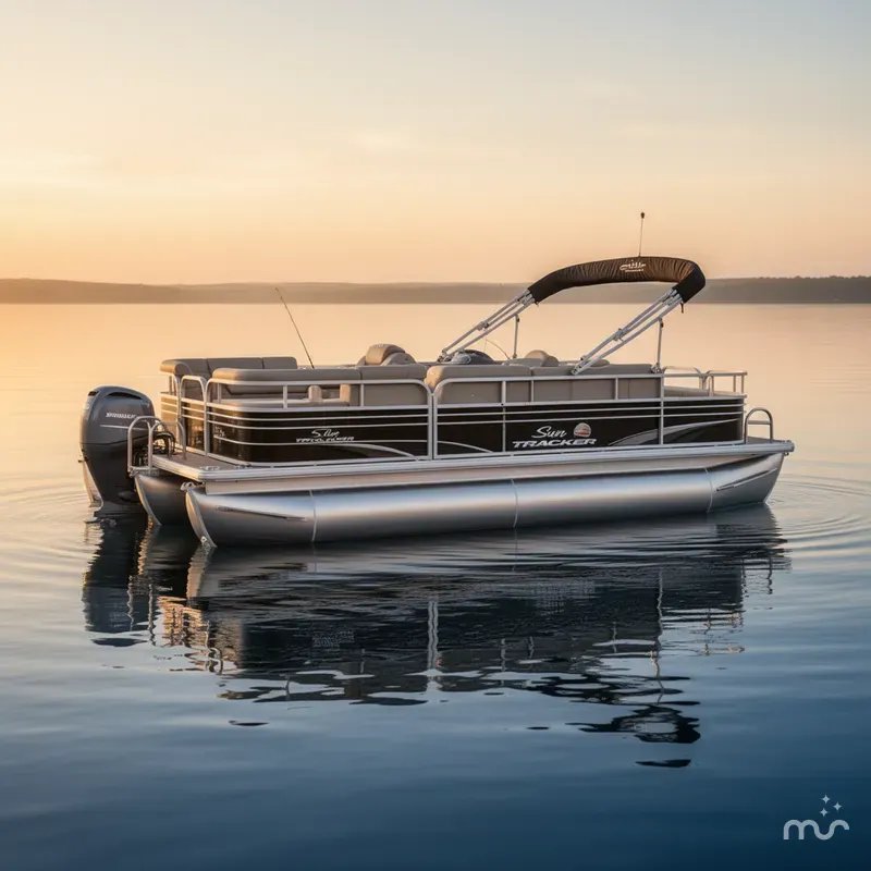 Slide: The Image of Sun Tracker Fishin' Barge 22 DLX 2022 - 1