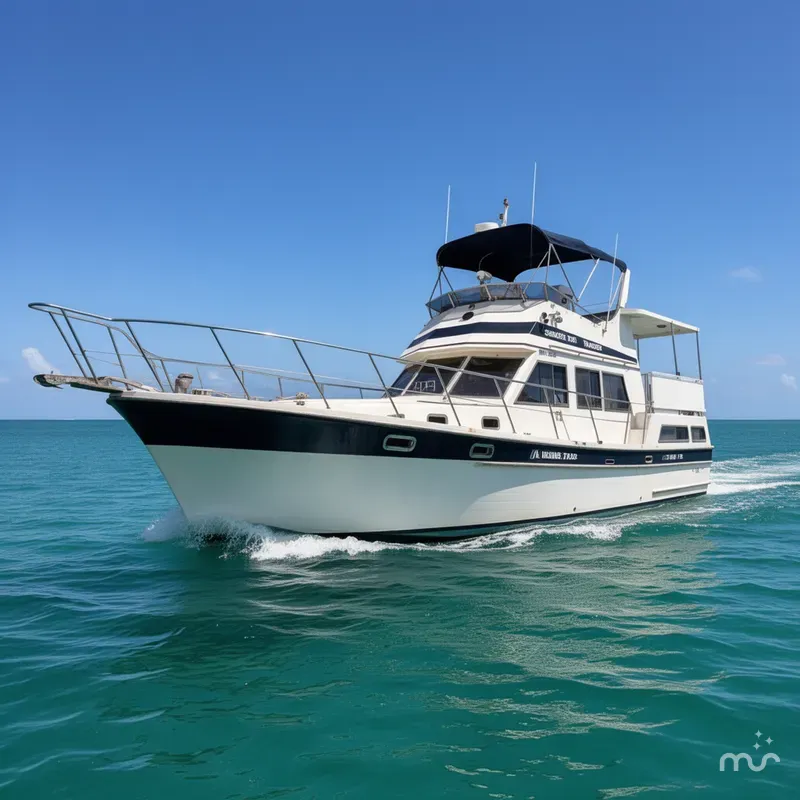 Slide: The Image of Marine Trader Sundeck Fb 1987 - 1