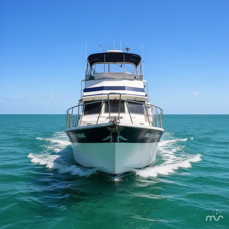 Slide: The Image of Marine Trader Sundeck Fb 1987 - 2