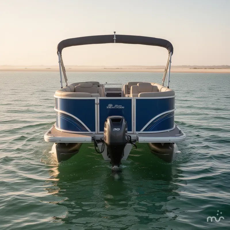 Slide: The Image of Sun Tracker Party Barge 20 DLX 2026 - 1