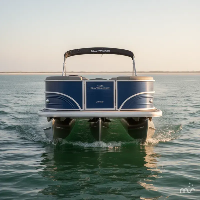 Slide: The Image of Sun Tracker Party Barge 20 DLX 2026 - 2