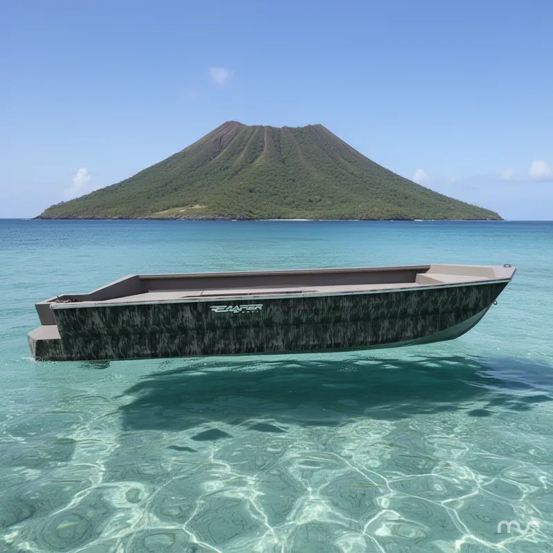 Slide: The Image of Reaper Boats 756 Step Transom 2026 - 2