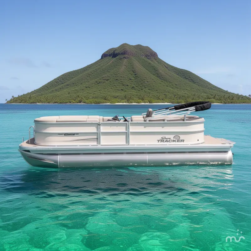 Slide: The Image of Sun Tracker Party Barge 20 DLX 2026 - 2