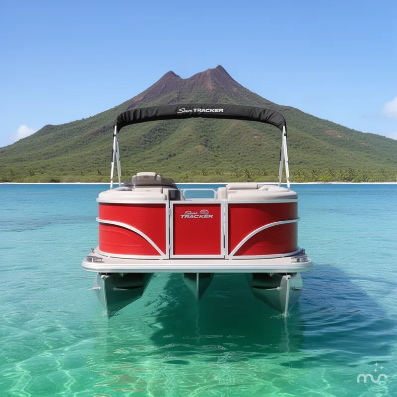 Slide: The Image of Sun Tracker Party Barge 20 DLX 2026 - 3