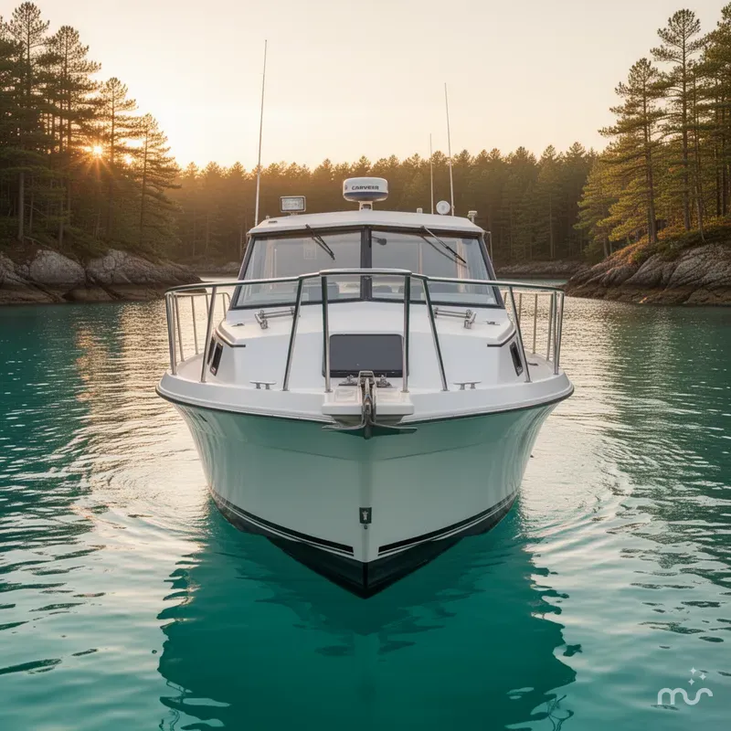 Slide: The Image of Carver Yachts 28 Riviera 1985 - 1