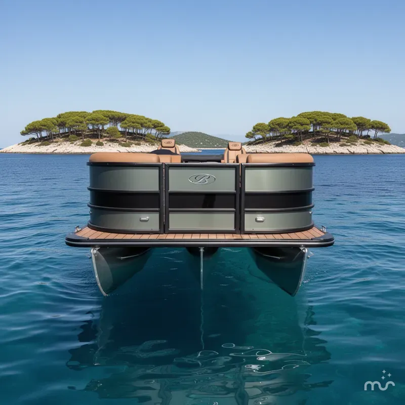Slide: The Image of Bentley Pontoons Legacy 220 Navigator 2026 - 1