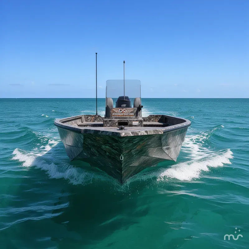 Slide: The Image of Edge Boats Sportsman Series 550 2026 - 2