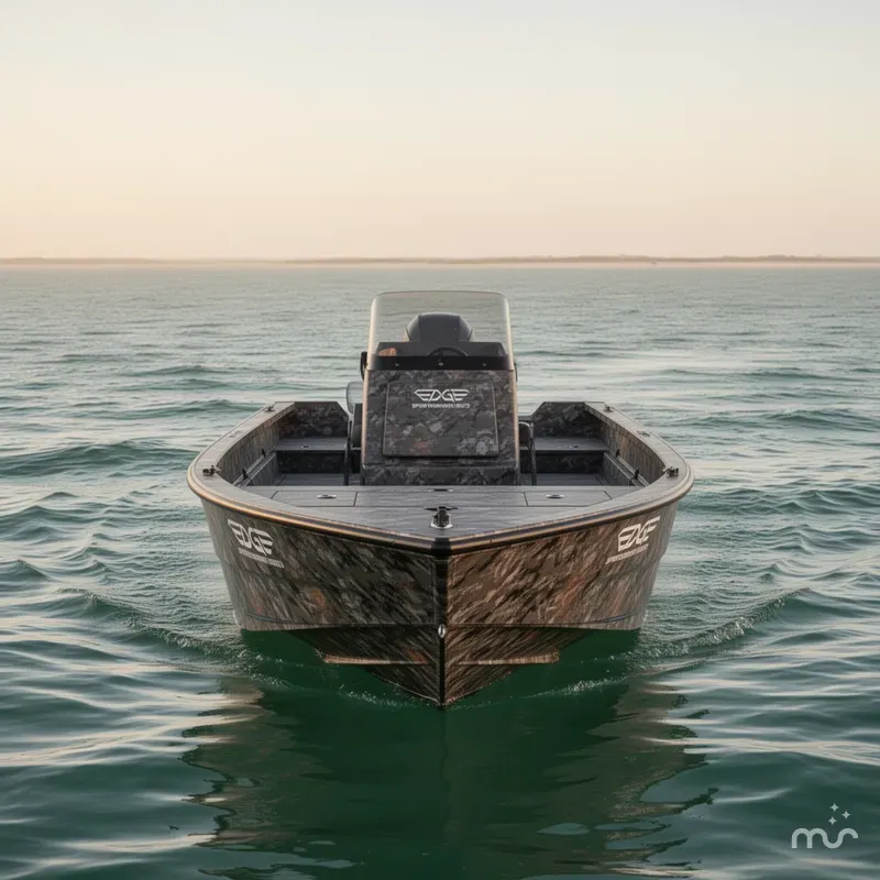 Slide: The Image of Edge Boats Sportsman Series 550 2026 - 2