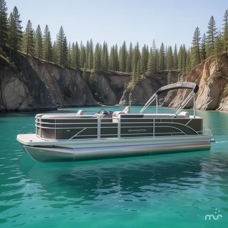 Slide: The Image of Bennington 22SF TriToon Pontoon 2026 - 2