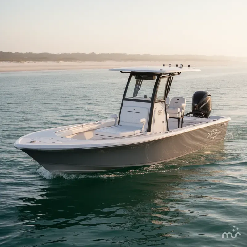 Slide: The Image of Sportsman Masters 247OE Bay Boat 2026 - 2