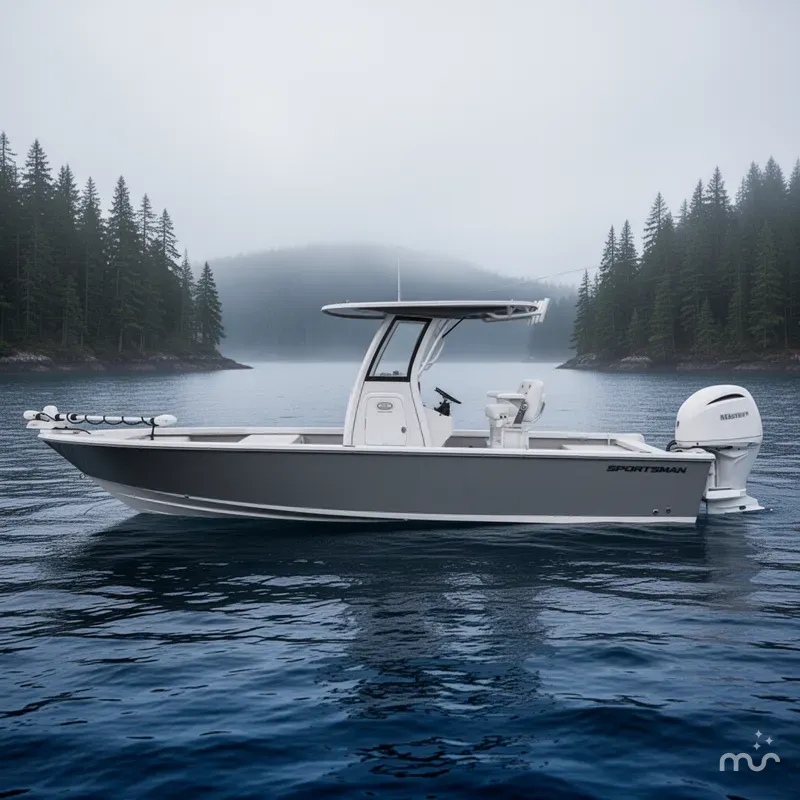 Slide: The Image of Sportsman Masters 247OE Bay Boat 2026 - 2