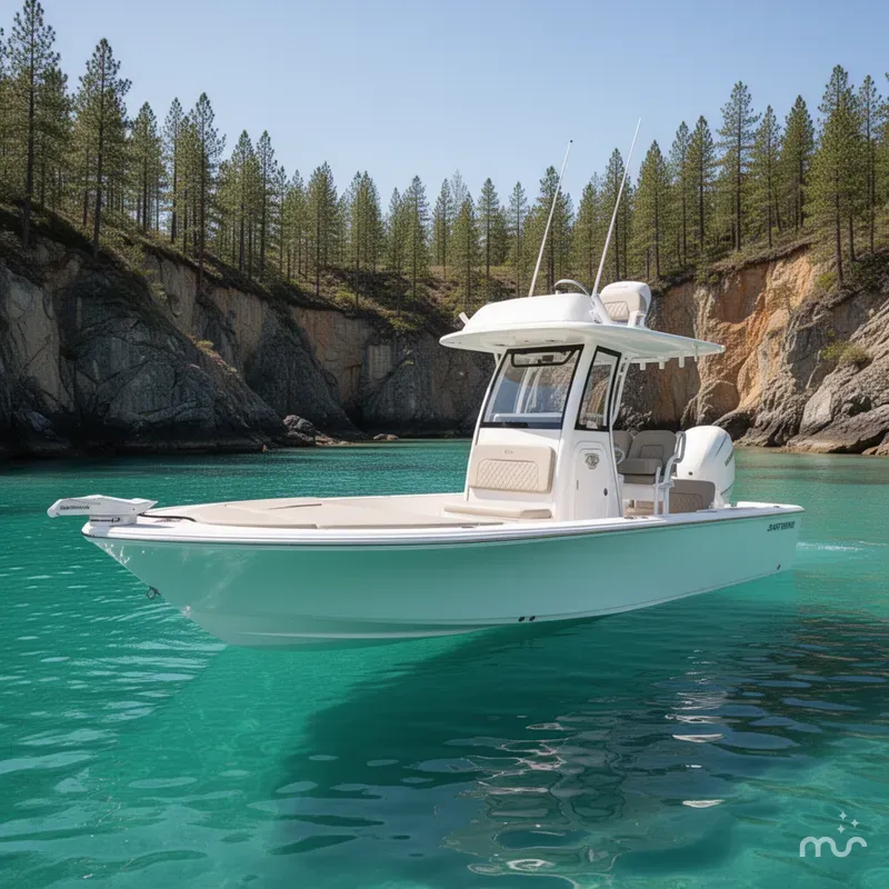 Slide: The Image of Sportsman Masters 247 Bay Boat 2025 - 2