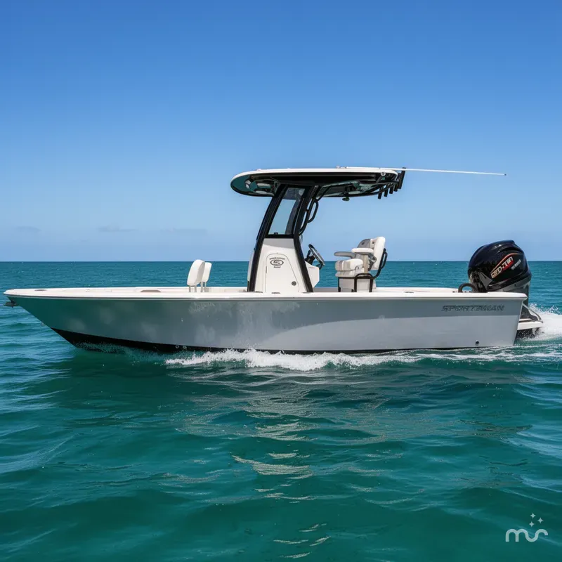 Slide: The Image of Sportsman Masters 227 Bay Boat 2026 - 2