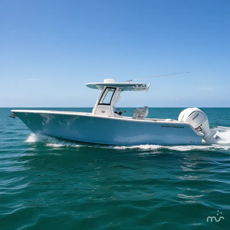 Slide: The Image of Sportsman Open 252 Center Console 2026 - 2
