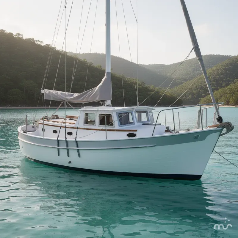 The Image of Tillotson-Pearson Motorsailer 32 1996 - 0