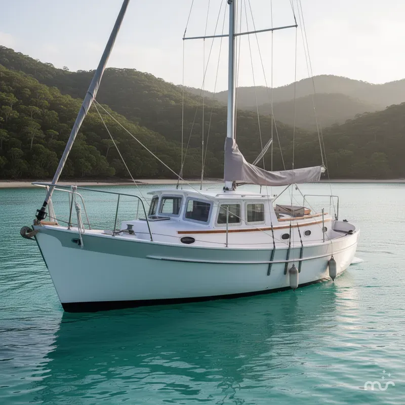 Slide: The Image of Tillotson-Pearson Motorsailer 32 1996 - 2