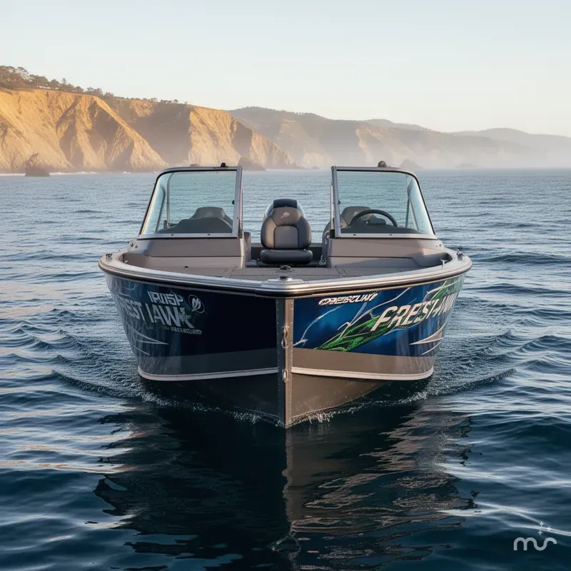 Slide: The Image of Crestliner 1950 Fish Hawk Walk-through w/ 175HP Mercury! 2018 - 3