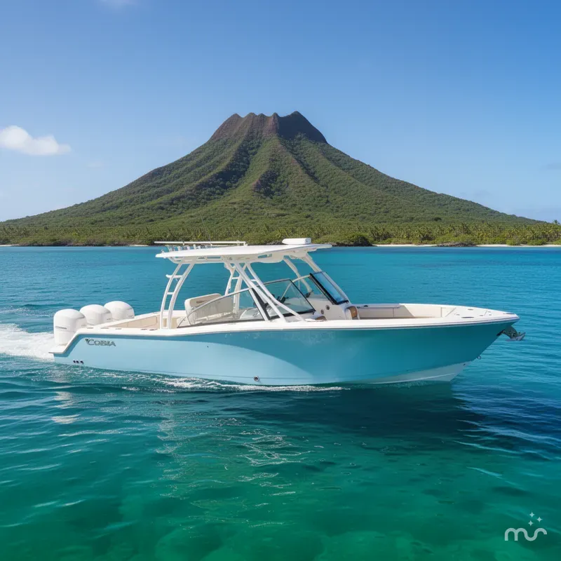 Slide: The Image of Cobia 240 Dual Console 2026 - 2