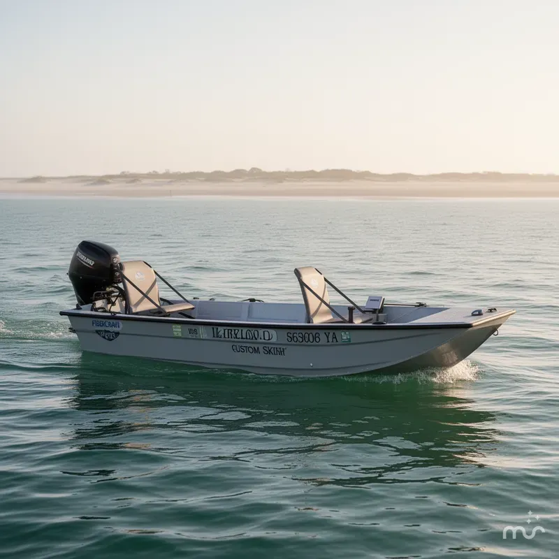 Slide: The Image of FiberCraft Boats KIRKLAND CUSTOM SKIFF 2024 - 0