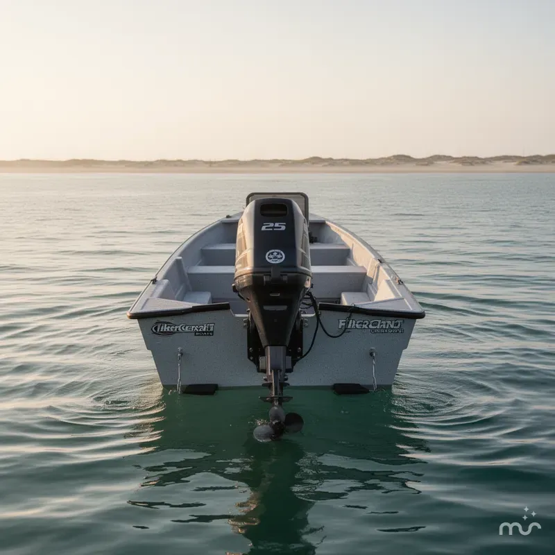 Slide: The Image of FiberCraft Boats KIRKLAND CUSTOM SKIFF 2024 - 1