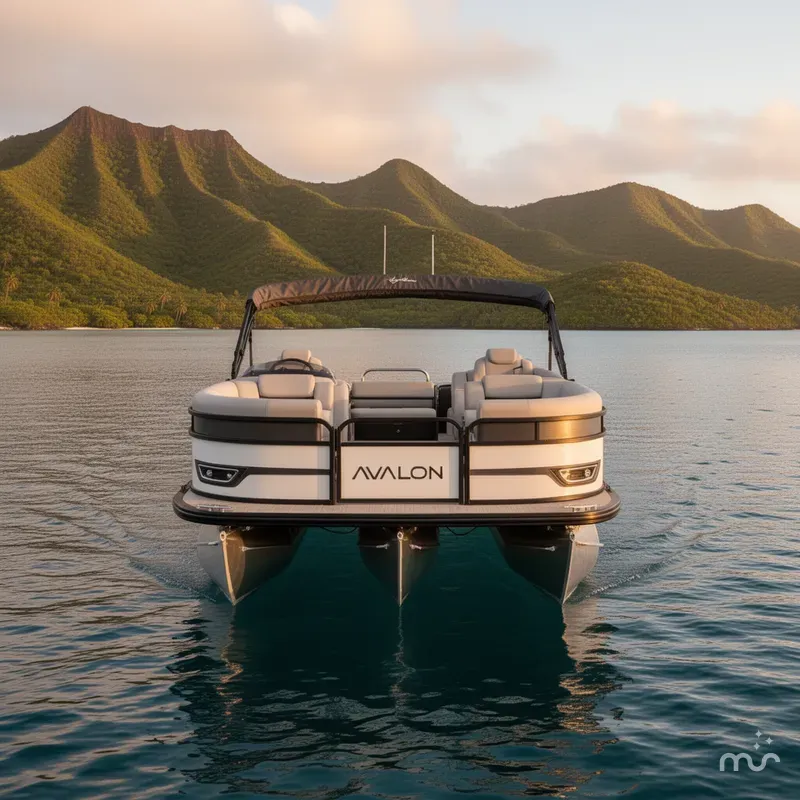 Slide: The Image of Avalon Catalina Quad Lounger 23 FT 2026 - 1