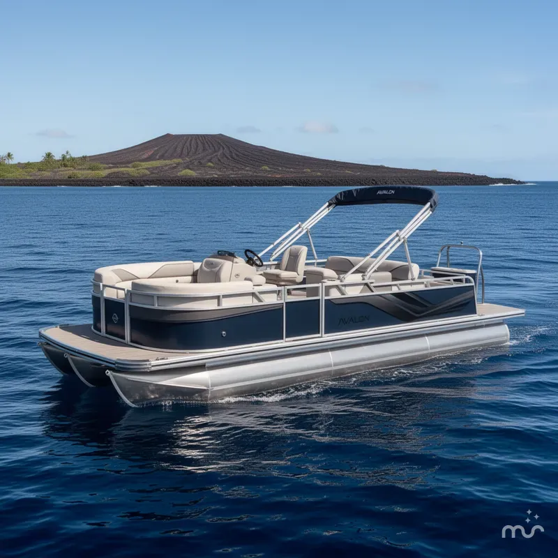 Slide: The Image of Avalon Venture 85 Versatile Rear Bench 23 FT 2026 - 2