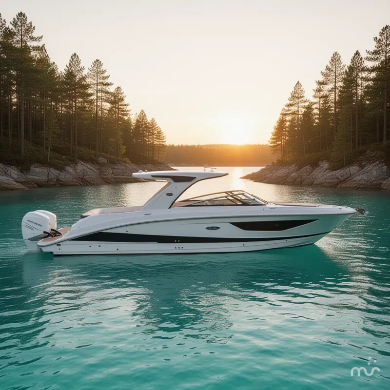 Slide: The Image of Sea Ray SLX 350 Outboard 2020 - 2