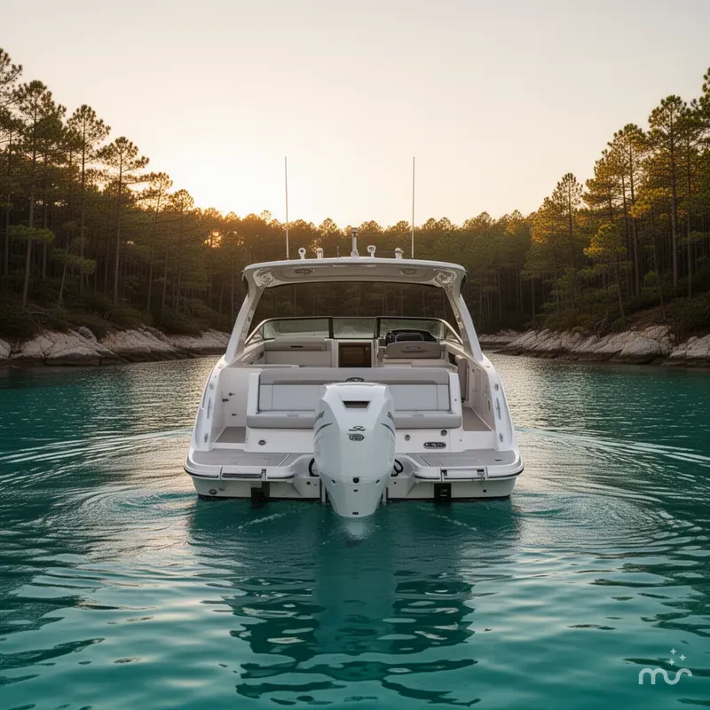 Slide: The Image of Sea Ray SLX 350 Outboard 2020 - 3