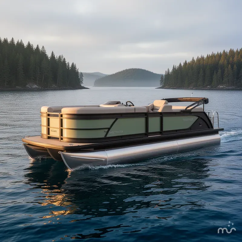The Image of Godfrey Sweetwater 22' Single Flip Lounge Tritoon - 2286 SFLC 2026 - 0