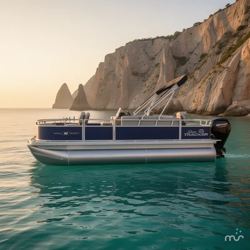 Slide: The Image of Sun Tracker Bass Buggy 18 DLX 2026 - 2