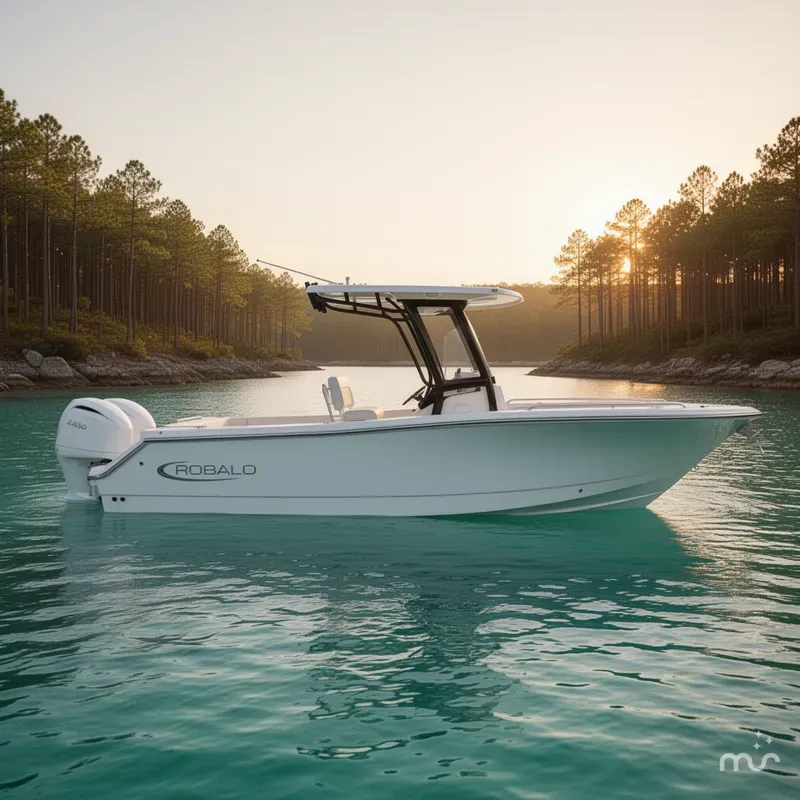 Slide: The Image of Robalo R250 Center Console 2026 - 2