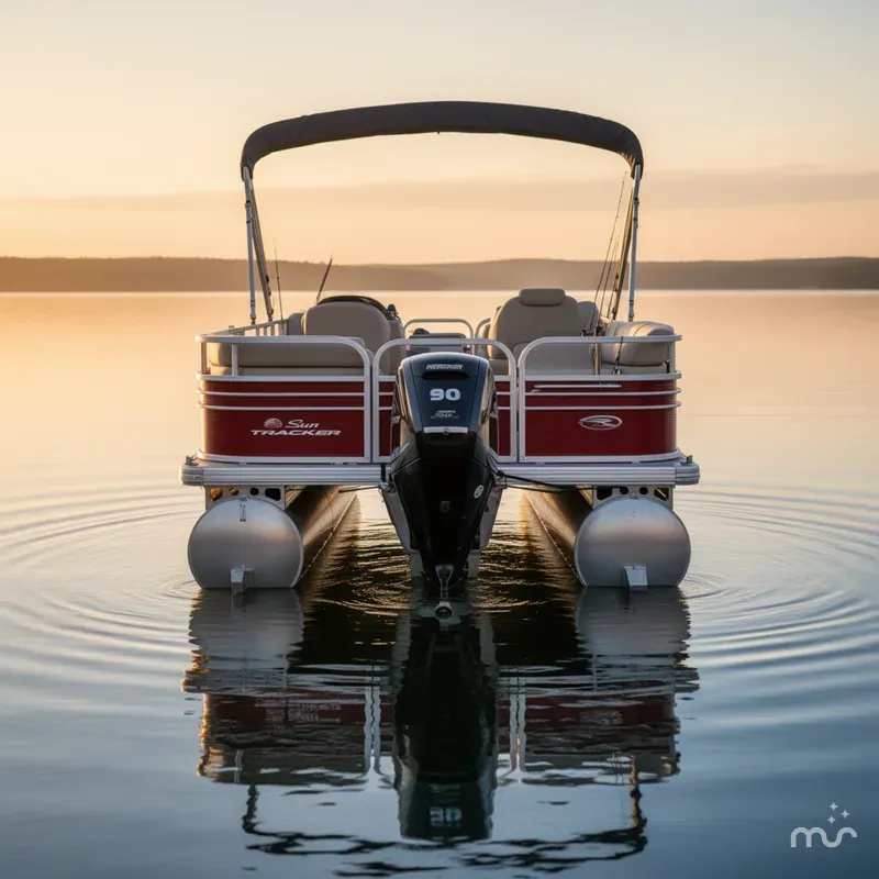 Slide: The Image of Sun Tracker Fishin' Barge 20 DLX 2022 - 2