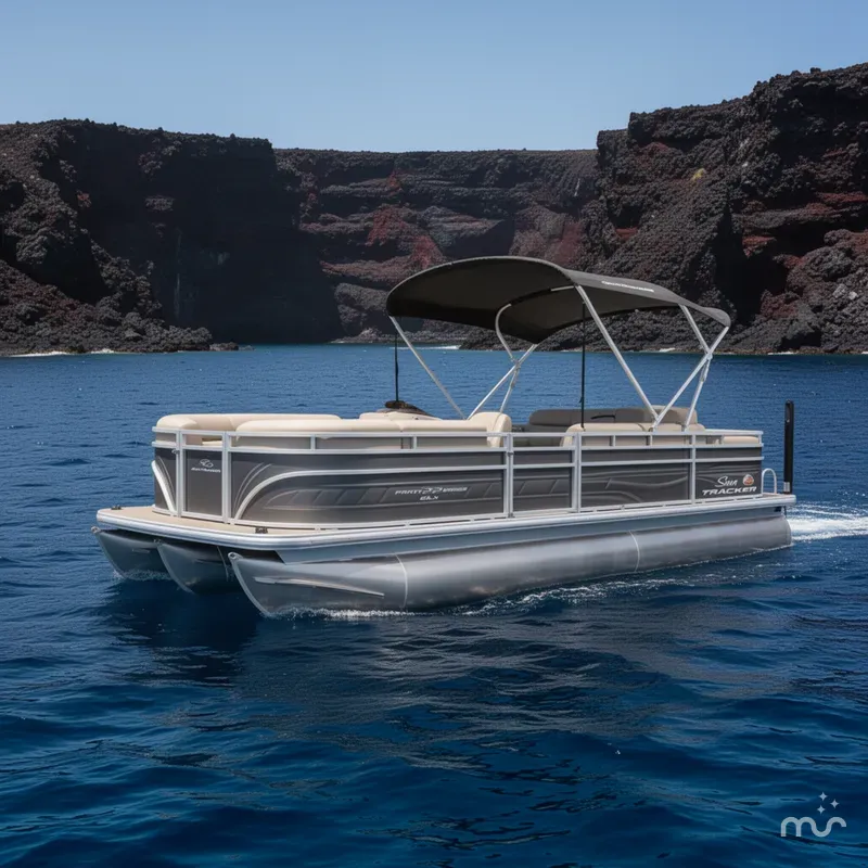 Slide: The Image of Sun Tracker Party Barge 22 DLX 2024 - 2