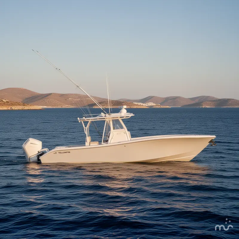 Slide: The Image of Yellowfin 32 Offshore 2025 - 2