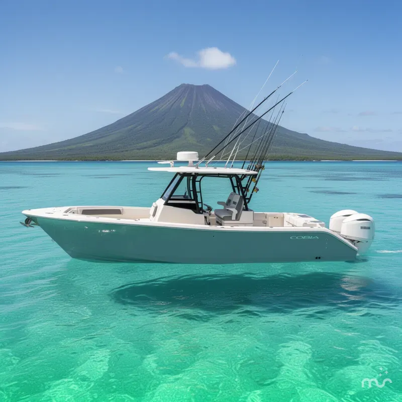 Slide: The Image of Cobia 305 Center Console 2026 - 2