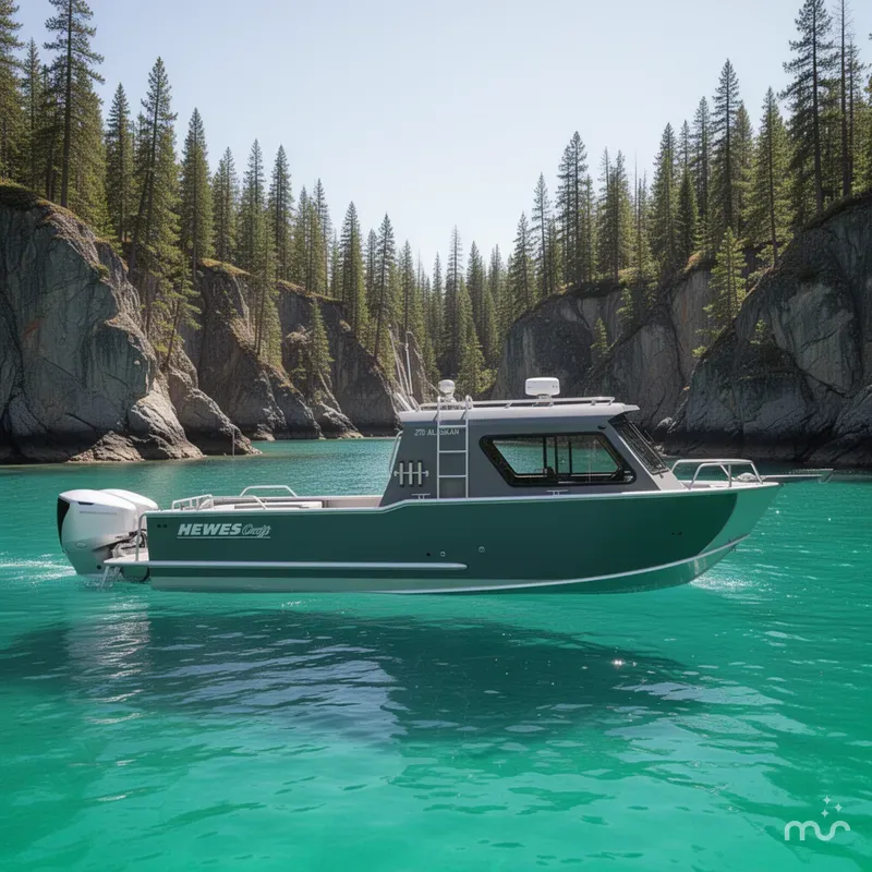 Slide: The Image of Hewescraft 270 Alaskan ET Hardtop 2026 - 2
