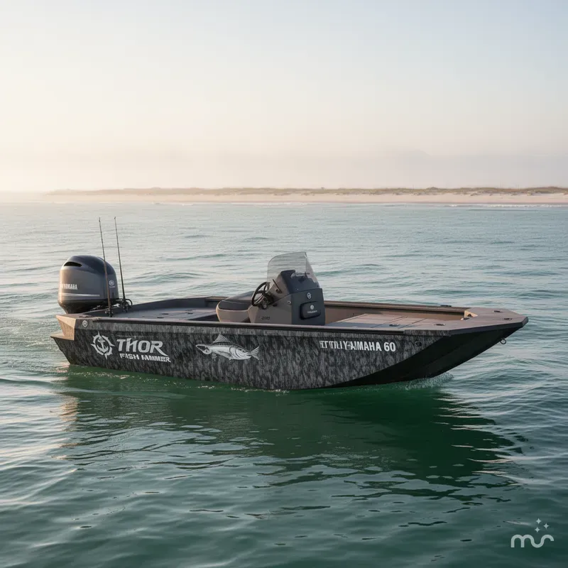Slide: The Image of Thor Fish Hammer WITH LIVEWELL-YAMAHA 60 2026 - 0