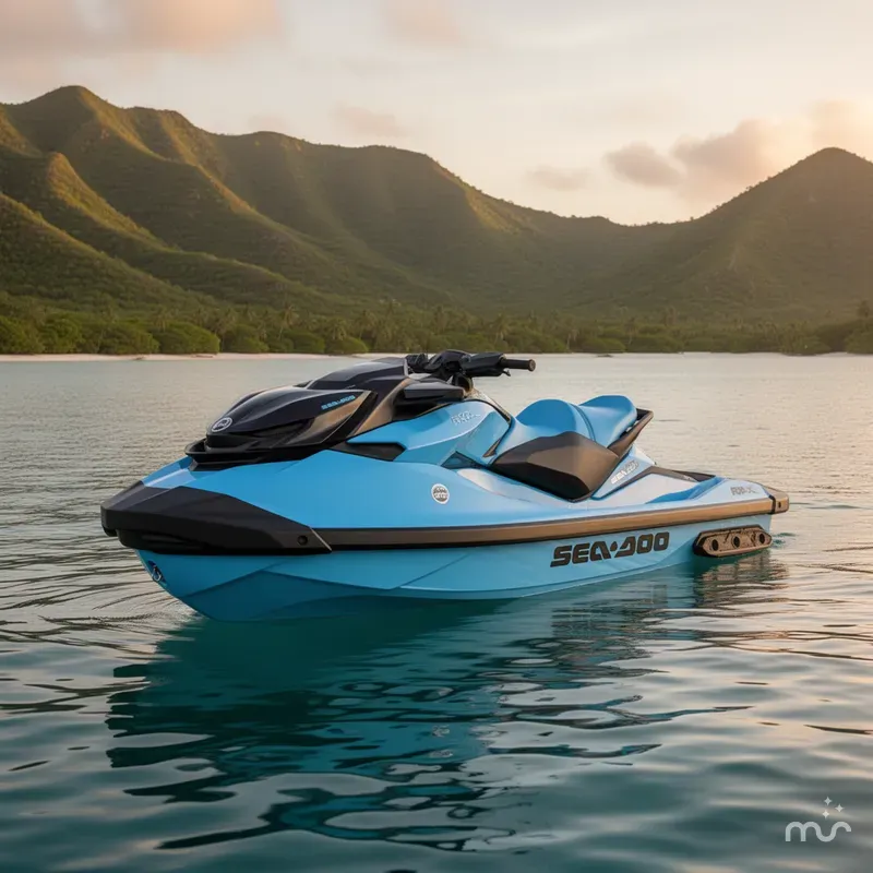 The Image of Sea-Doo RXP-X™ 325 Tech, BRP Premium A, iBR Gulfstream Blu 2026 - 0