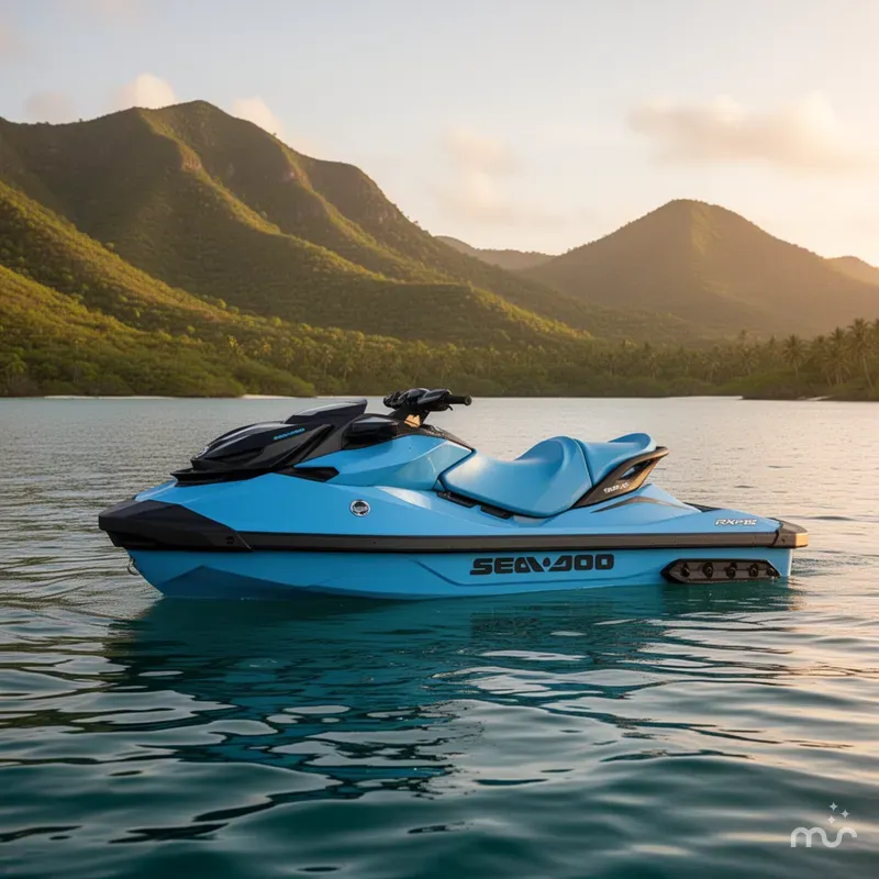 Slide: The Image of Sea-Doo RXP-X™ 325 Tech, BRP Premium A, iBR Gulfstream Blu 2026 - 2