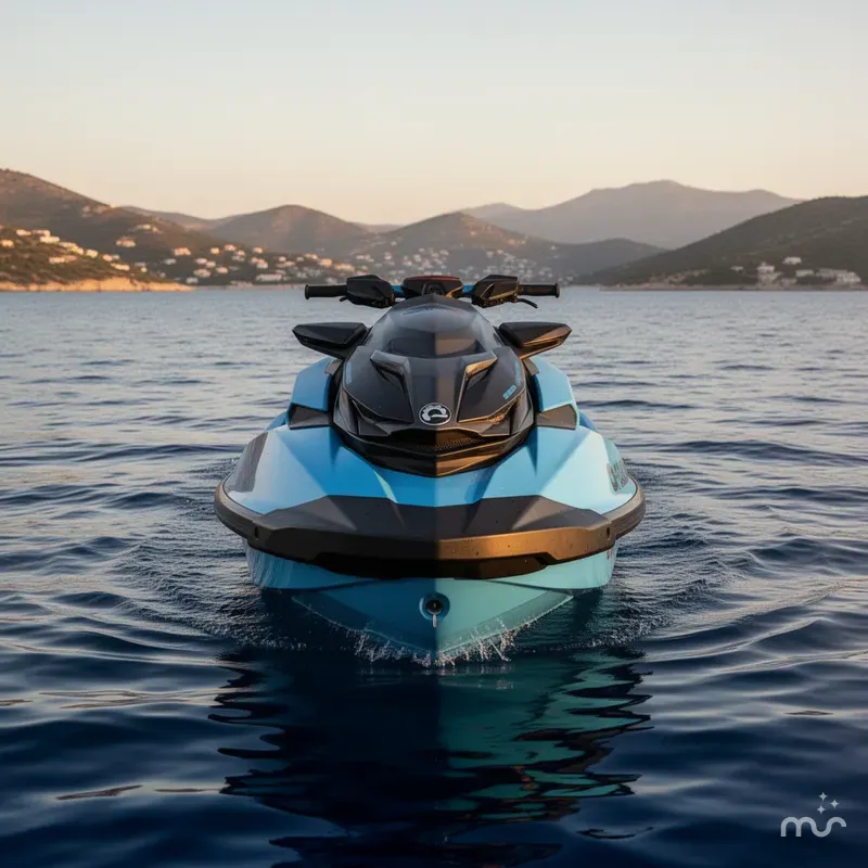 Slide: The Image of Sea-Doo RXP-X™ 325 Tech, BRP Premium A, iBR Gulfstream Blu 2026 - 1