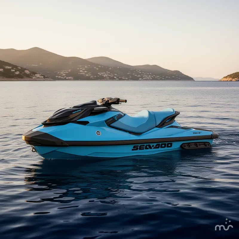 Slide: The Image of Sea-Doo RXP-X™ 325 Tech, BRP Premium A, iBR Gulfstream Blu 2026 - 2