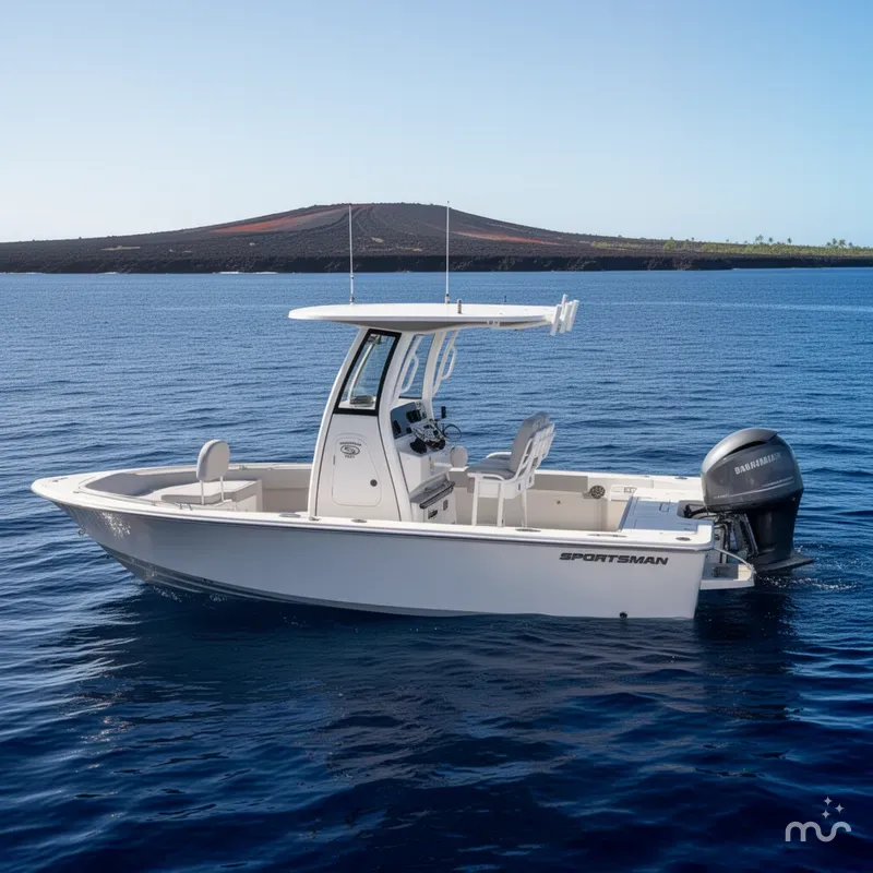 Slide: The Image of Sportsman Masters 227 Bay Boat 2026 - 2