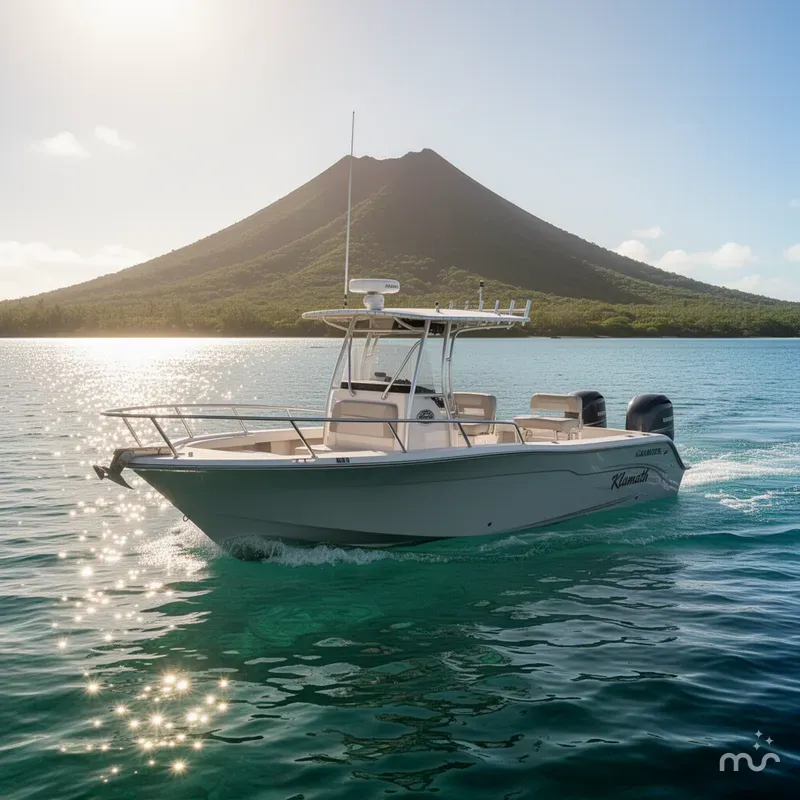 Slide: The Image of Klamath Boats 21 Bayrunner Baja 2025 - 2
