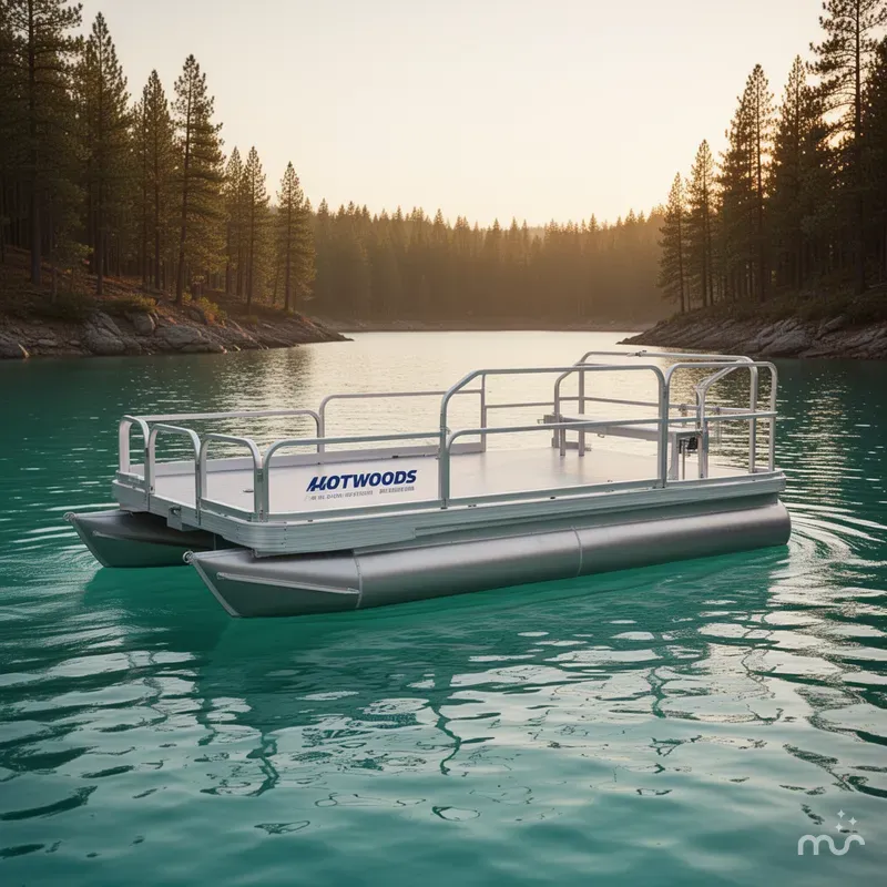 The Image of Hotwoods Pontoons Aluma Sport 615 2026 - 0