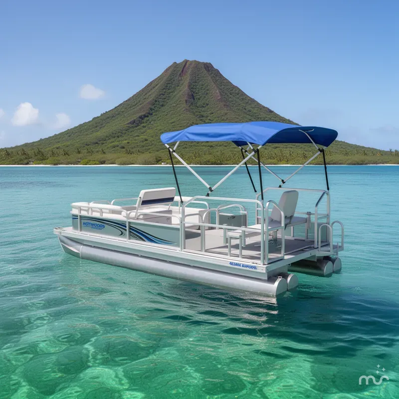 The Image of Hotwoods Pontoons Aluma Sport 615 2026 - 0