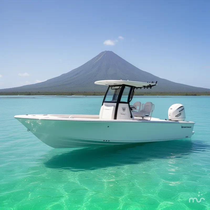 Slide: The Image of Sportsman Masters 267OE Bay Boat 2026 - 2