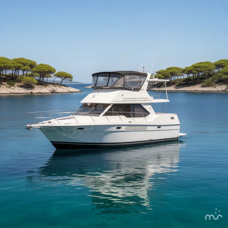 Slide: The Image of Bayliner 3587 Motoryacht 1997 - 2